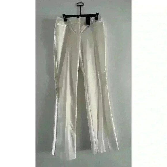 Women's Express Editor Skinny Leg Low Rise White Pants size 6 - Picture 1 of 3
